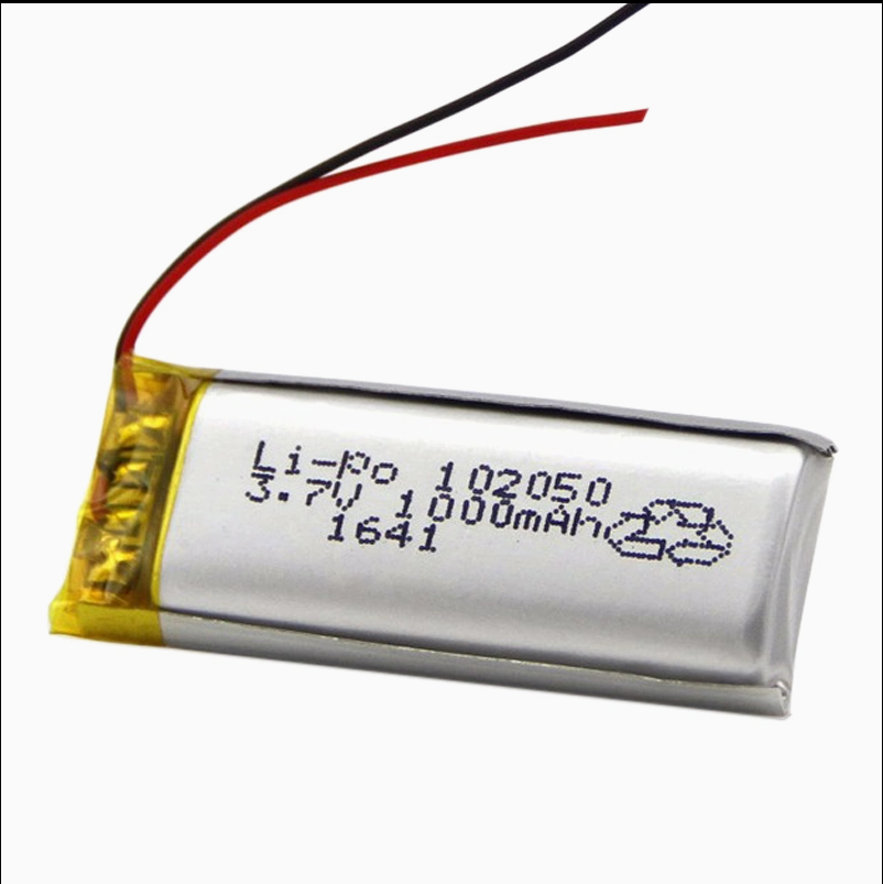 102050 3.7V 1000mAh Lithium Polymer Battery 