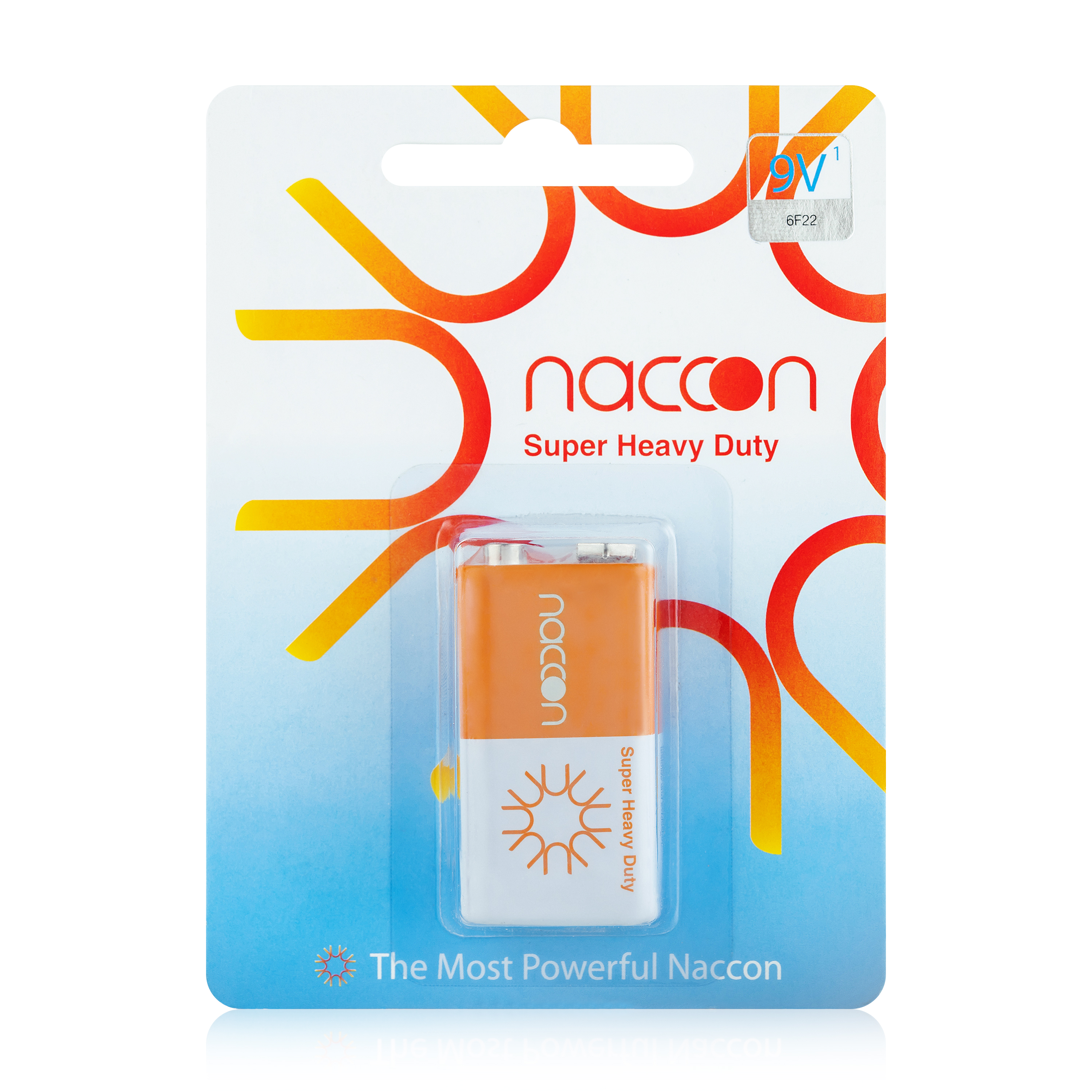 9V 6F22 Zinc–carbon Battery