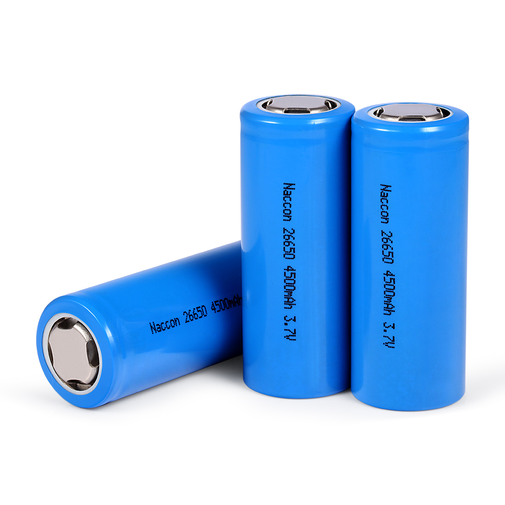 Lithium Rechargeable 26650 3.7V 4500mAh Battery 