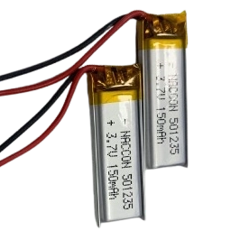 501235 3.7V 150mAh Lithium Polymer Battery 